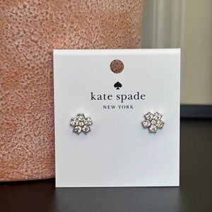Kate Spade Silver and Crystal Stud Earrings